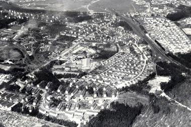 Luftbild Stadtallendorf, 1967